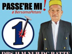 Usung Tagline ASAS, H. Ratte Optimis Membawa Desa Sawakong Menuju Desa Adil, Sehat, Aman, dan Sejahtera