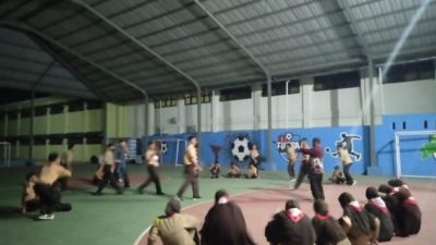 Pramuka Madrasah Aliyah Arifah Gowa Laksanakan Perjusami