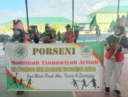 Organisasi Siswa Intra Madrasah (OSIM) MTs Arifah Gowa Menyelenggarakan Pekan Olah Raga dan Seni (PORSENI)