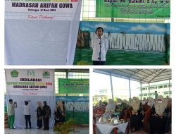 Madrasah Arifah Gowa ( RA, MI, MTS, dan MA) Deklarasi Satuan Pendidikan Ramah Anak