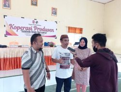 Anis Suleman Jadi Inisiator Pembentukan Koperasi Produsen Tulabolo Maju Bersama