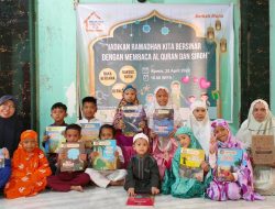 Komunitas Rumah Baca Berkah Mulia Gelar Buka Puasa Bersama Dan Wakaf Buku Di TPA Masjid Babul Jannah Gowa