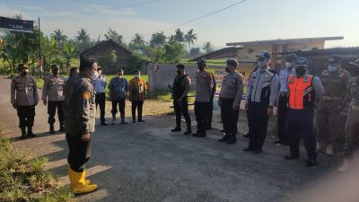 Polres Banjarnegara Lakukan Pengamanan Penutupan Pasar Hewan Purwonegoro