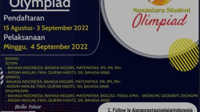 Ratusan Siswa MA Arifah Mengikuti Nusantara Student Olympiade