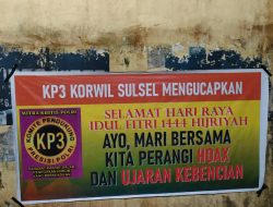 KP3 Sulsel sebar puluhan spanduk ajakan melawan hoax dan ujaran kebencian