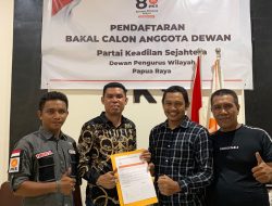 Resmi Daftar BCAD Papua Lewat PKS, H. Supriadi Laling; Perjuangan Baru Saja Dimulai