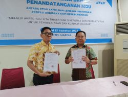STIMI YAPMI Makassar teken MoU dengan Lembaga Sertifikasi Profesi (LSP) Budidaya Kopi Berkelanjutan