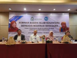 Usung Tema “Budaya Islam Nusantara Berbasis Moderasi Beragama”, Pusat Peradaban Islam LP2M UIN Alauddin Makassar Gelar Seminar