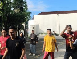 Saat Mentari Menyapa Senam Pagi Penuh Keakraban di Halaman Institut Parahikma Indonesia