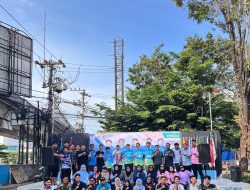 Sambut Harlah Ke-52 KNPI Kota Makassar Gelar Senam Sehat Pemuda