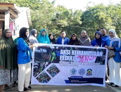 DEMA IAI Al-Amanah Jeneponto Salurkan Bantuan Sosial untuk Korban Banjir di Bontotiro, Kecamatan Rumbia